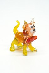 Фигурка из стекла Котенок с бантом