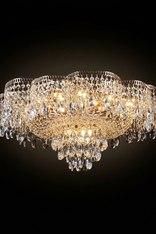 Хрустальная люстра "Лотос" 92923 золото д70 Р
