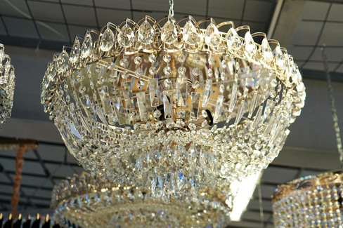 Хрустальная люстра "Катерина" д.55 5л. Хром. Р