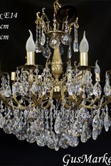 Хрустальная люстра "Бронза" N лучик