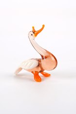 Фигурка из стекла Гусь