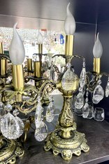 Настольная лампа Бронза на 3 рожка