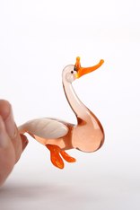 Фигурка из стекла Гусь