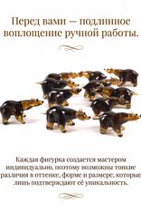 Фигурка из стекла Медведь